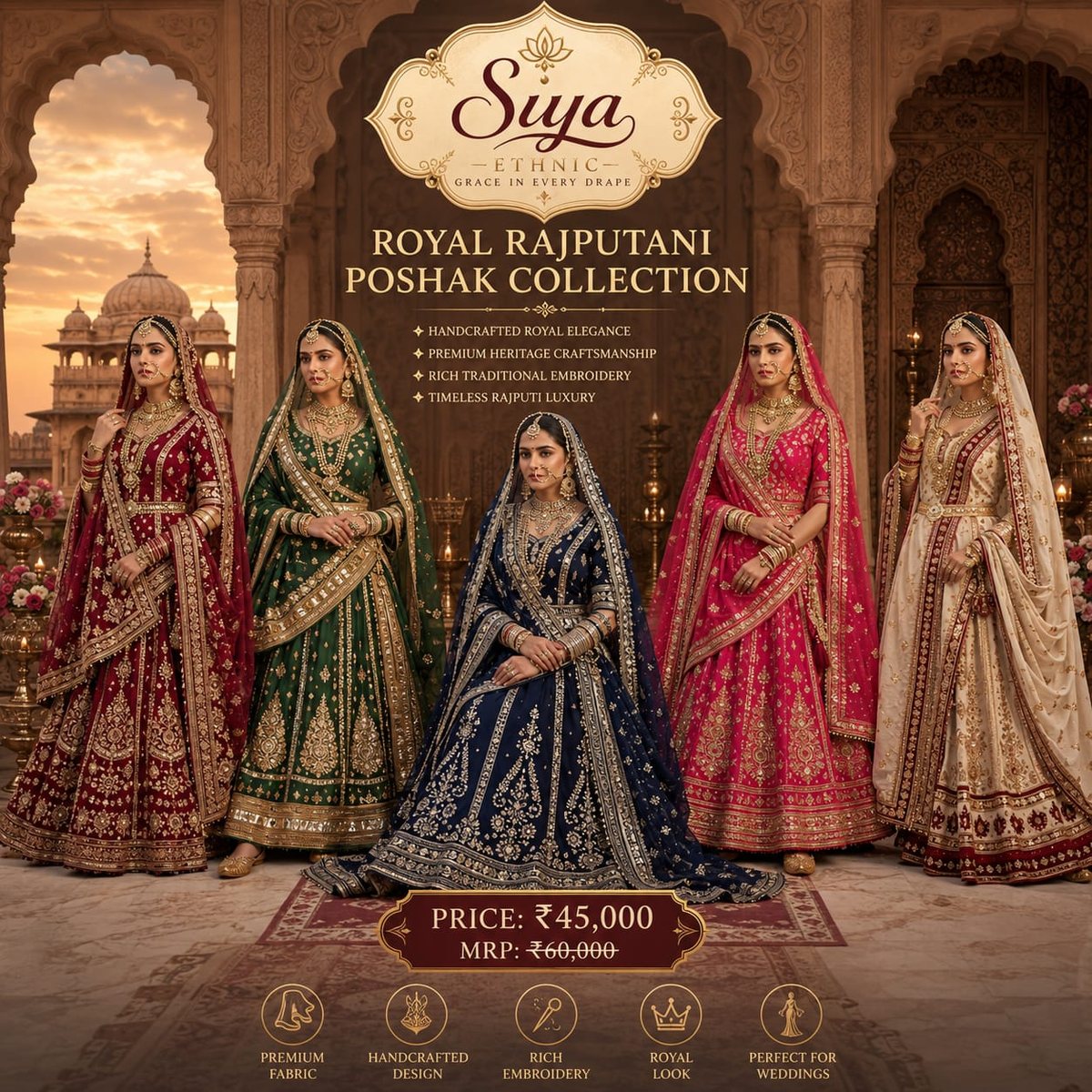 Royal Rajputani Poshak Collection