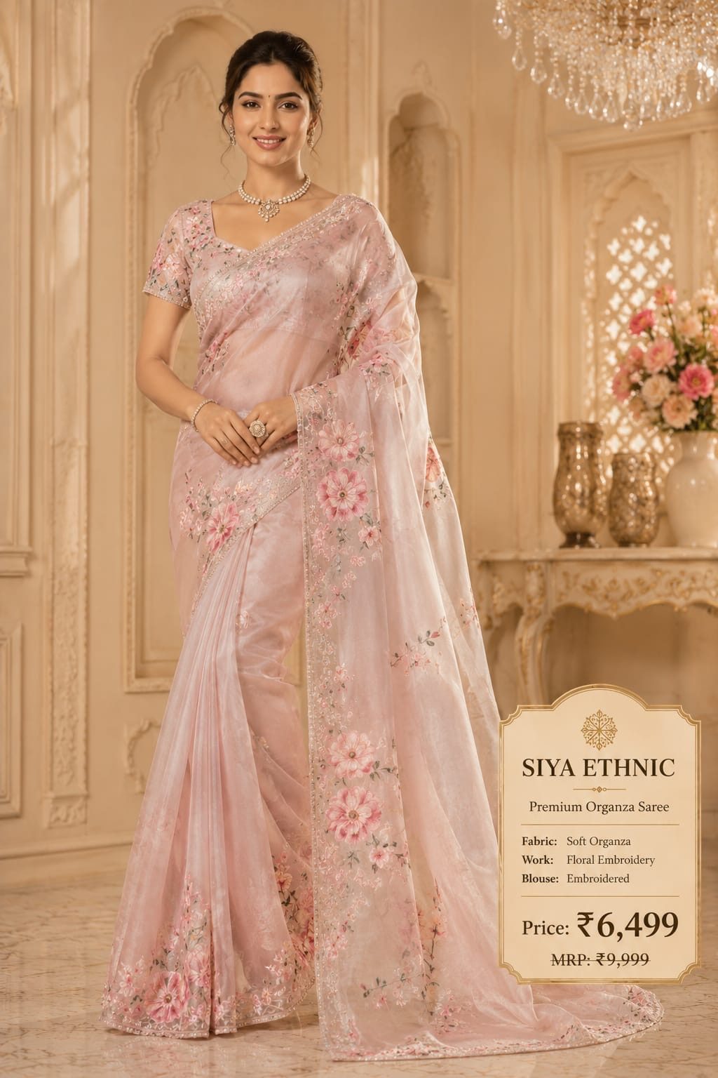 Premium Organza Saree