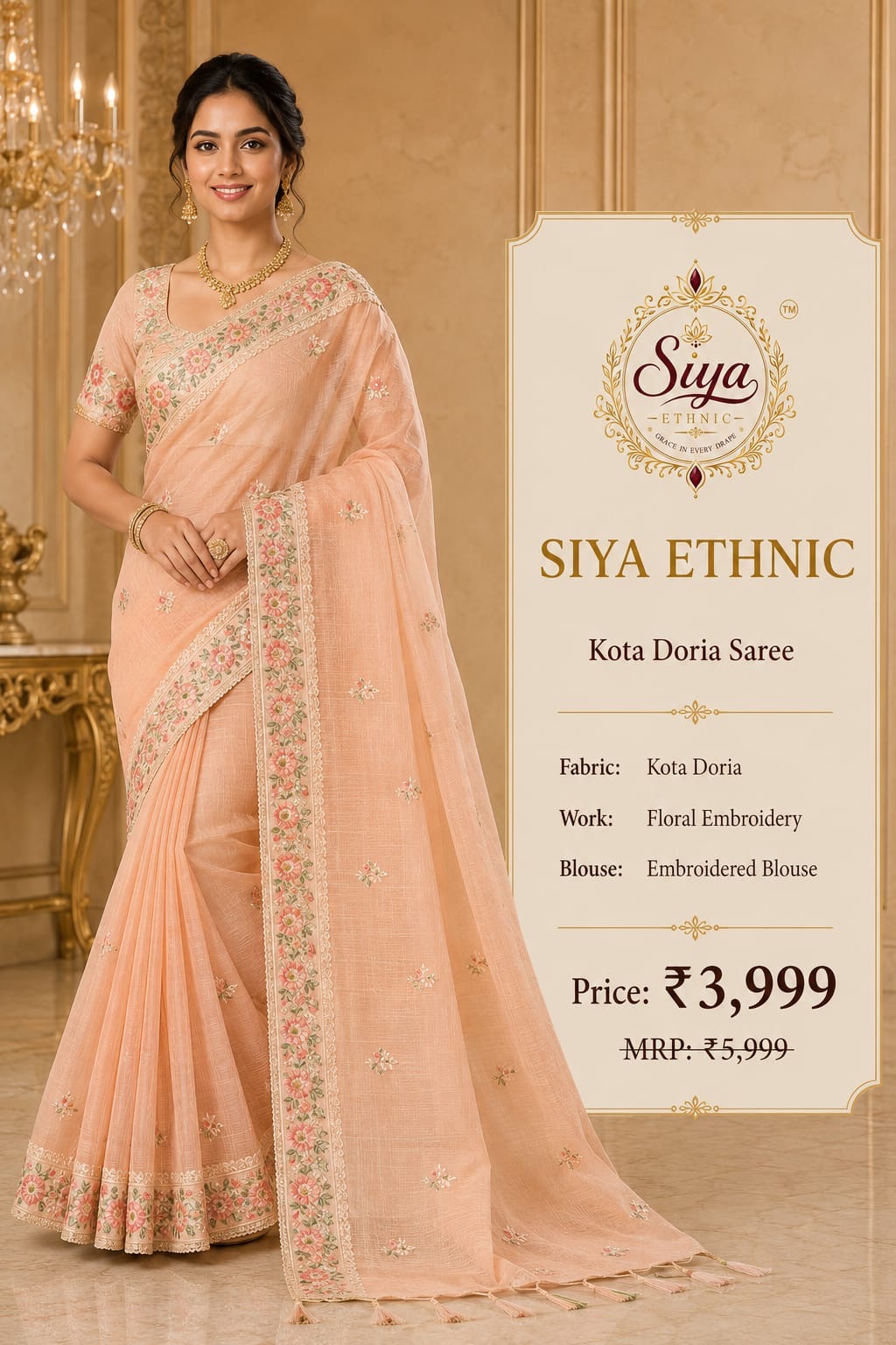 Kota Doria Saree