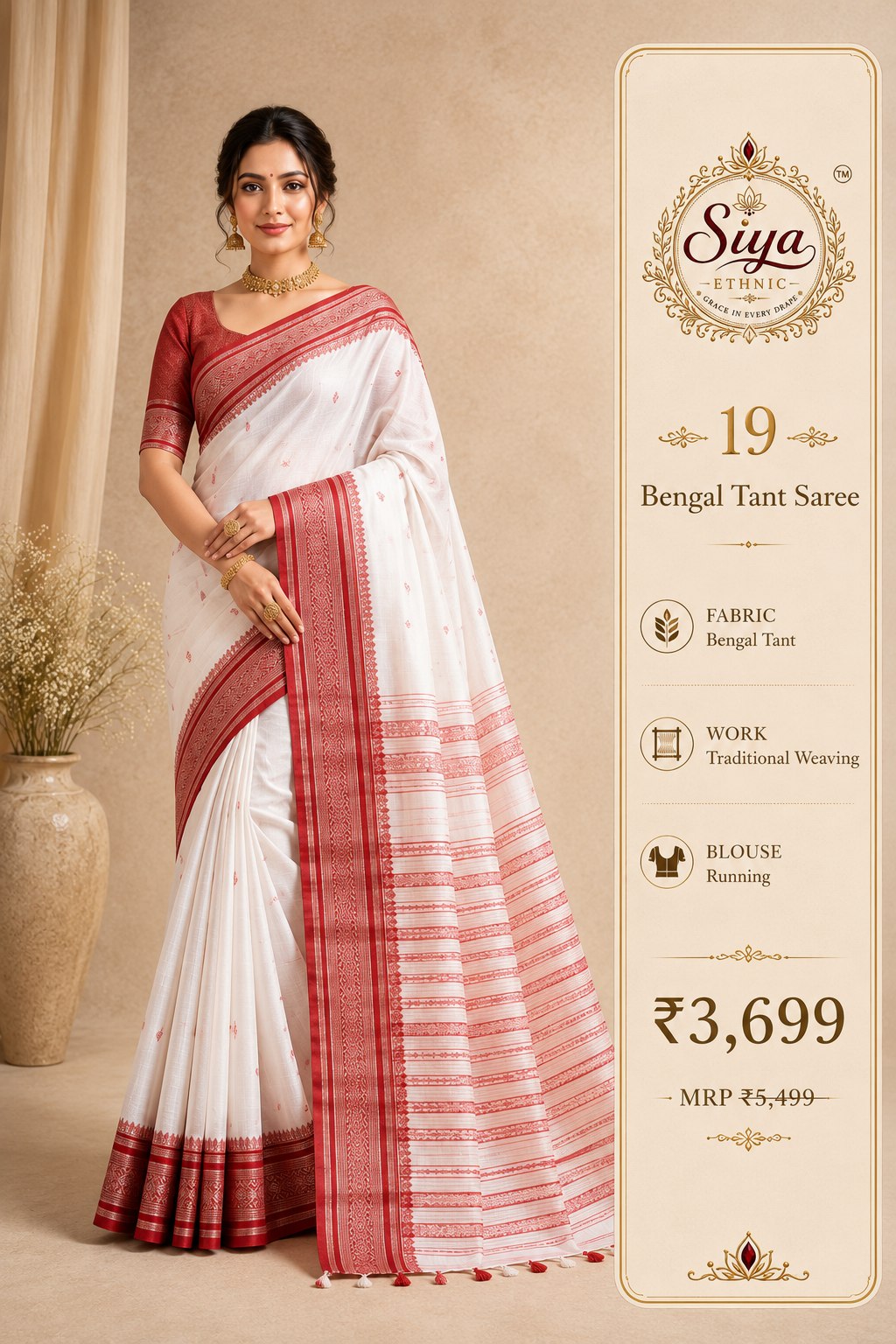 Bengal Tant Saree