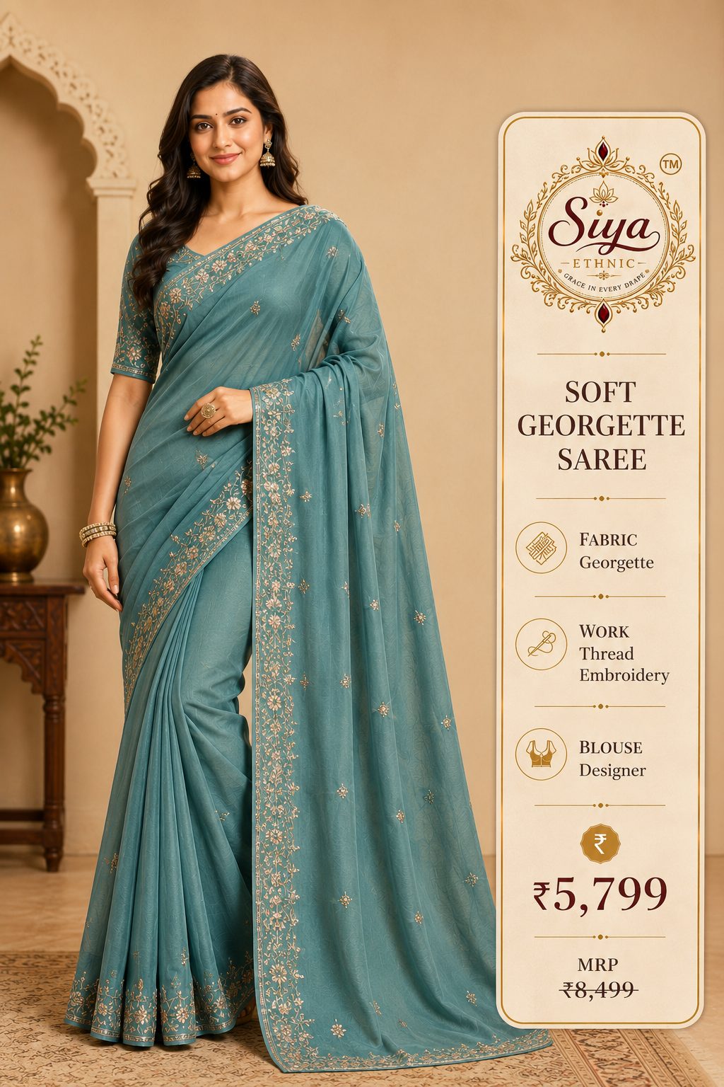 Soft Georgette Saree